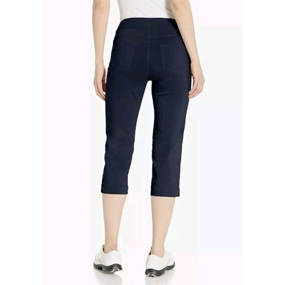 Slim-Sation Capri Pants Women's Midnight. New with Tags SIZE 14 C3 - Picture 2 of 2
